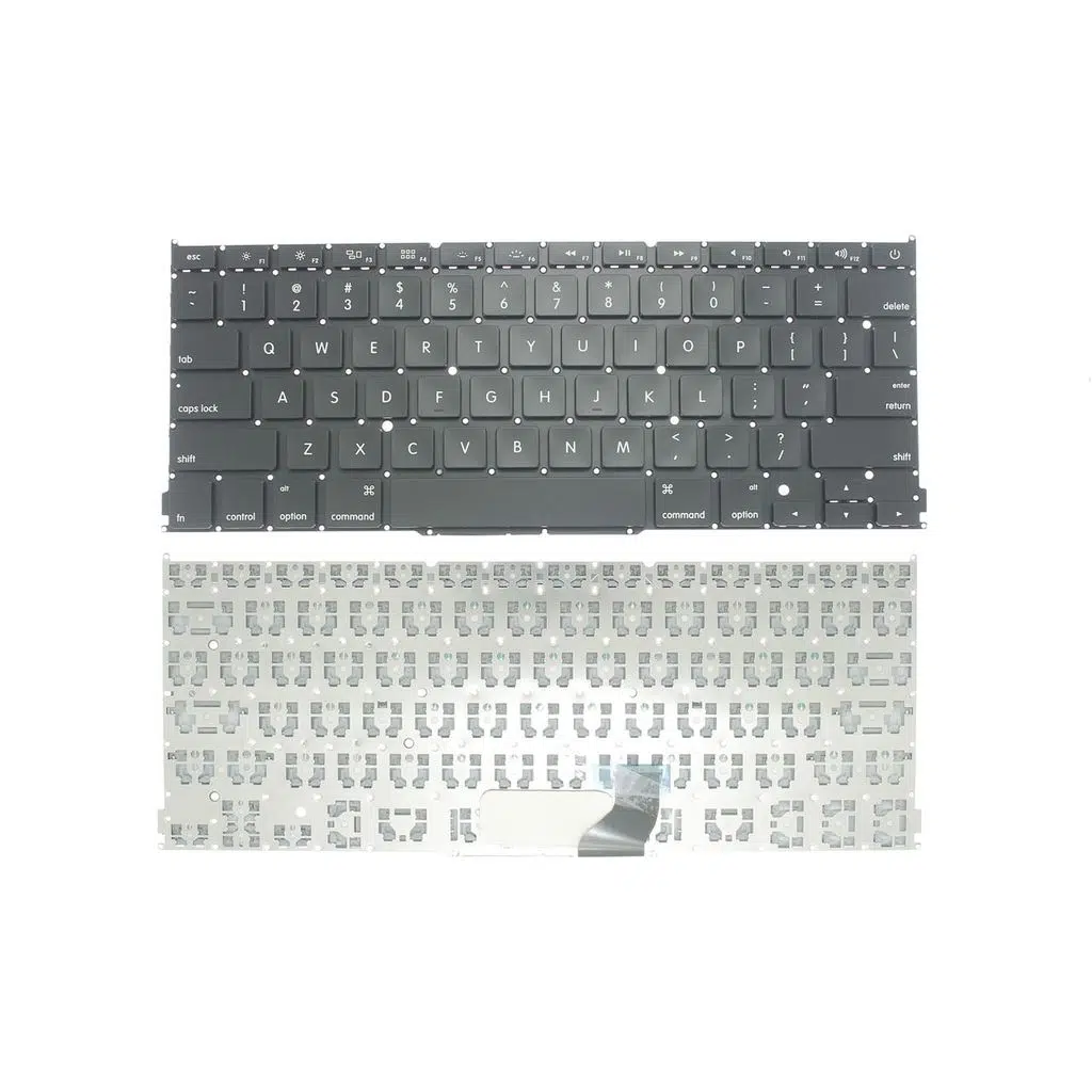 Apple MacBook Pro A1502 EMC2875 ile Uyumlu Notebook Klavye - Siyah - İNG - Küçük Enter Notebook Klavye Işıksız Siyah 
