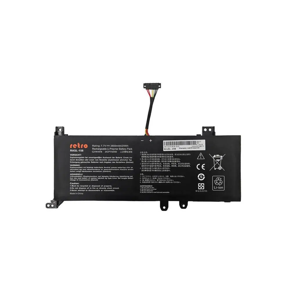 Asus C21N1818 Batarya ile Uyumlu - (Ver.2)