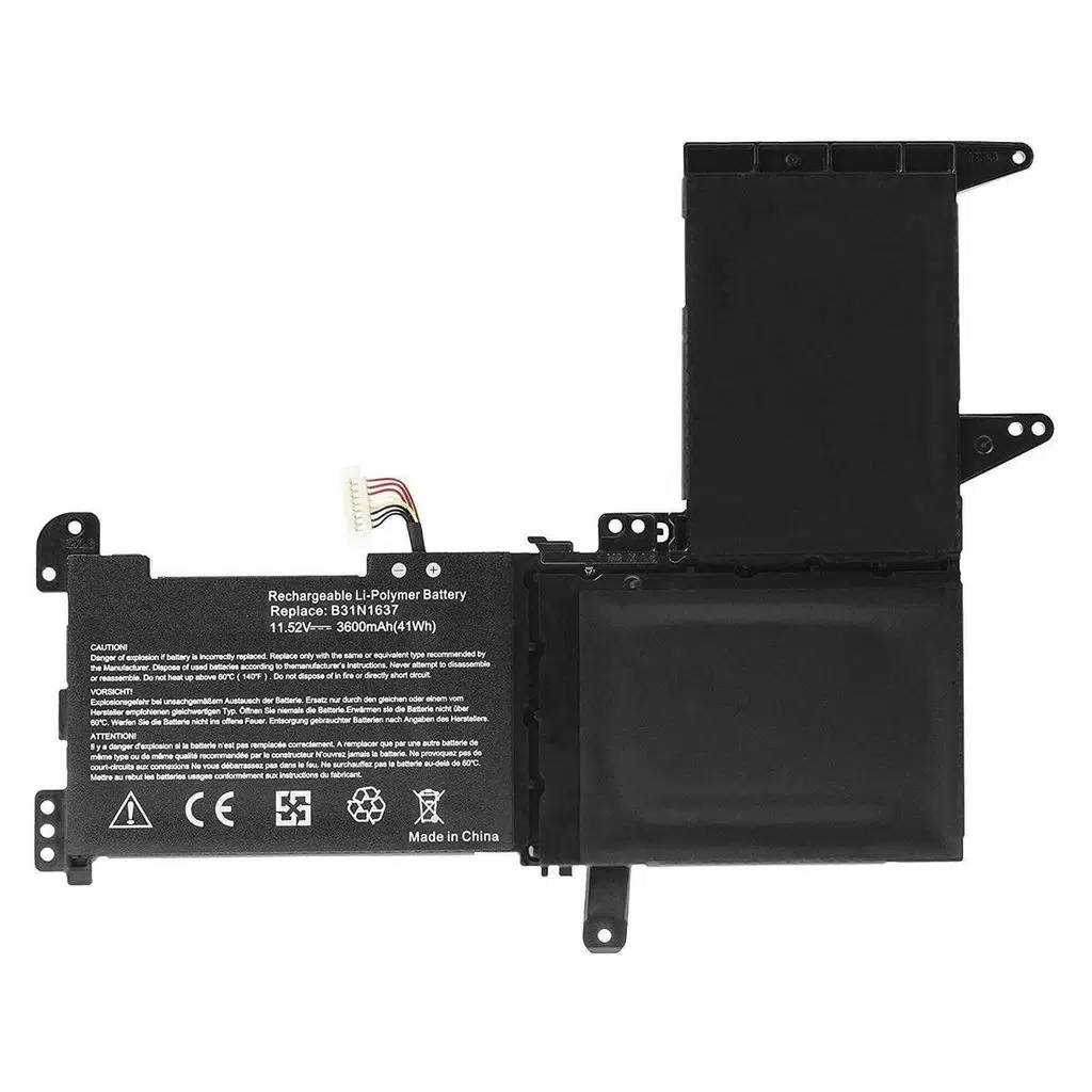 Asus K510U, K510UA, K510UN, K510UQ, K510UR Batarya ile Uyumlu Pil B31N1637