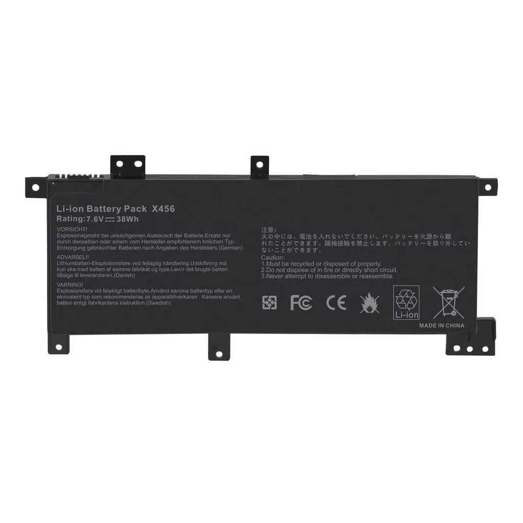 Asus X456U, C21N1508 ile Uyumlu Notebook Bataryası Pili RASL-196