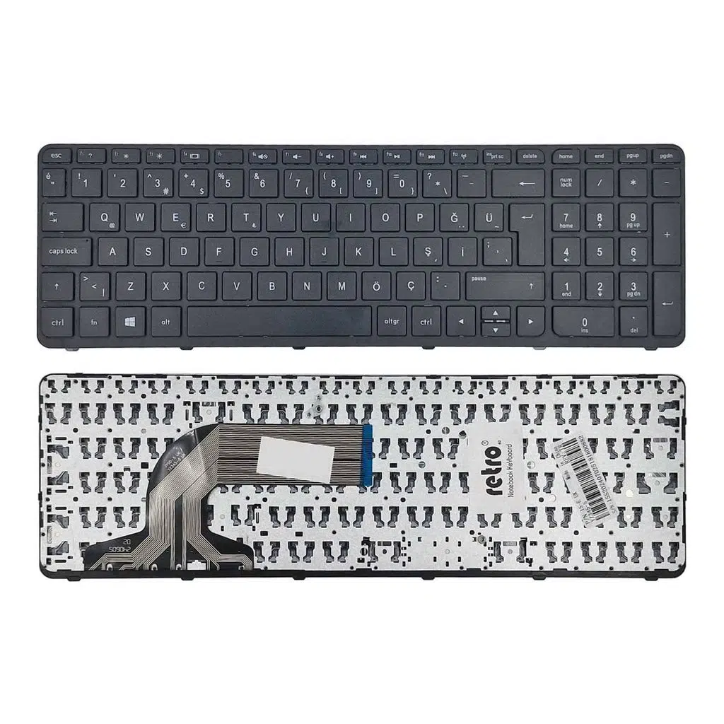 Hp Pavilion 15 ile Uyumlu Notebook Klavyesi - Siyah - TR Notebook Klavye Işıksız Siyah 